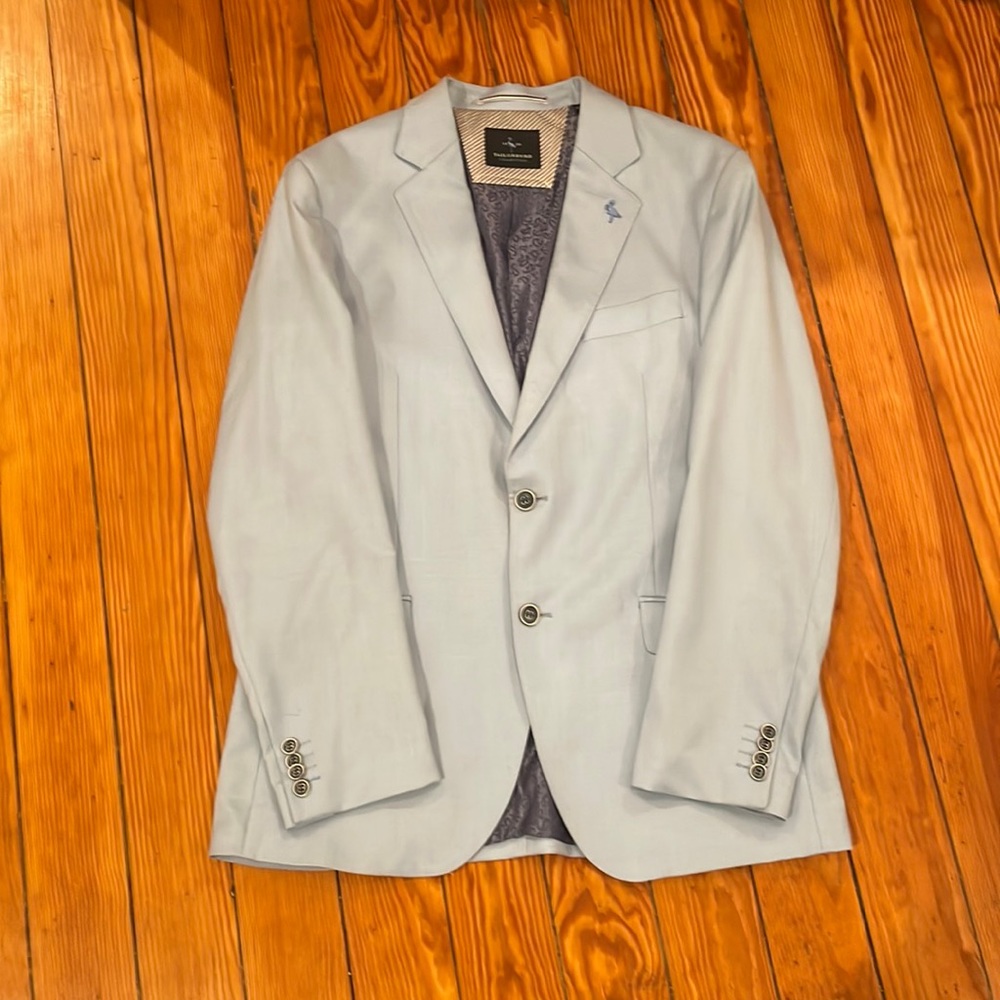 TailorByrd Pastel Blue Blazer